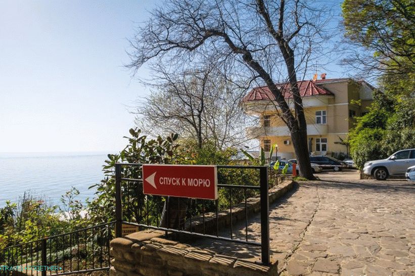 Povijesni bulevar u Sočiju - tajno područje za šetnju
