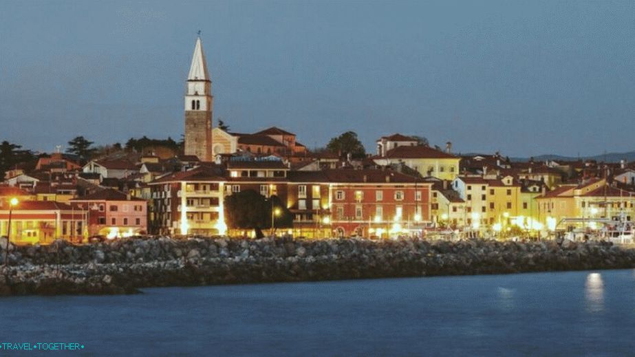 Pogled na stari grad Izola