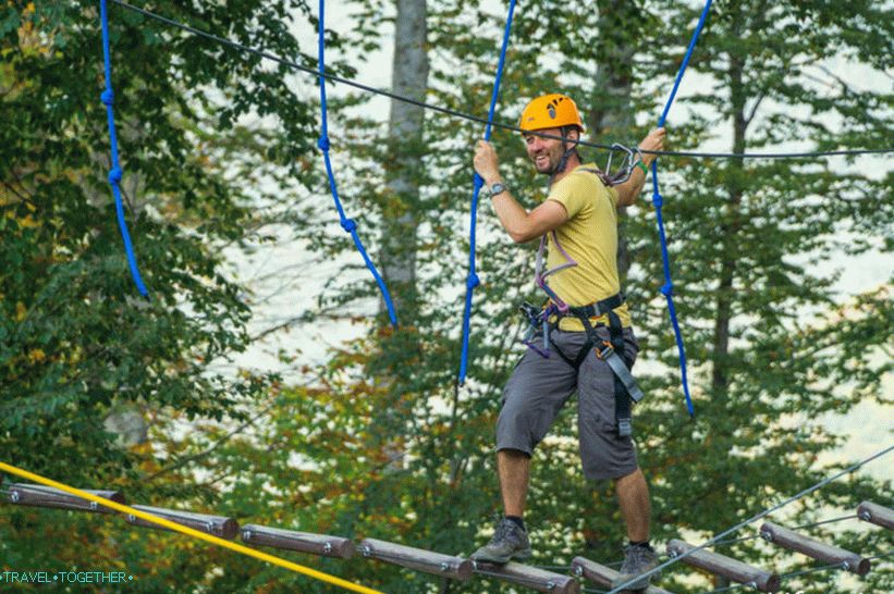 Yeti Jungle Rope Park u Rosa Khutoru