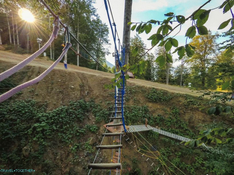 Park Yeti ili Panda Park - uspinjemo se i letimo u Rosa Khutoru