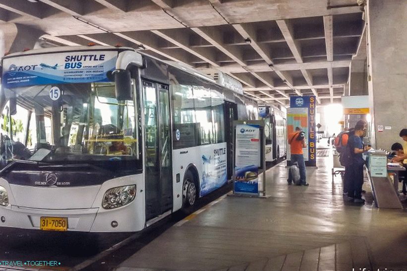 Besplatni autobus od Suvarnabhumi do Don Muang