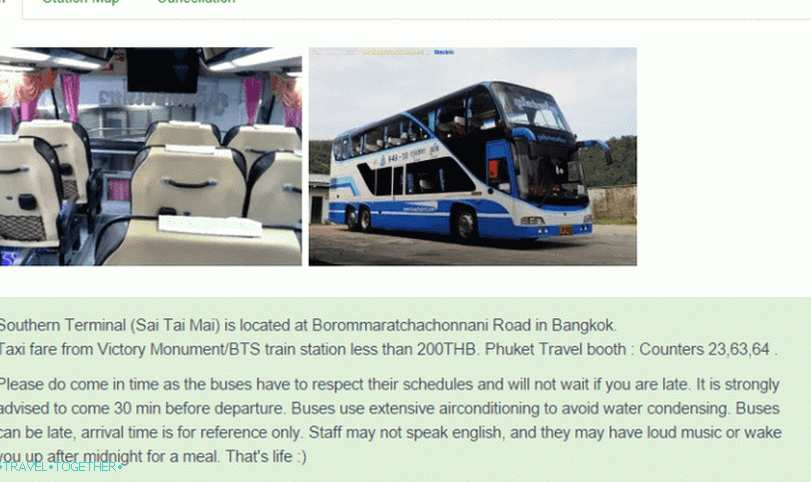 Kupite kartu za vlak, trajekt, autobus u Tajlandu