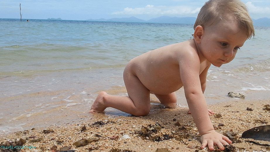 Prvi koraci na pijesku Samui