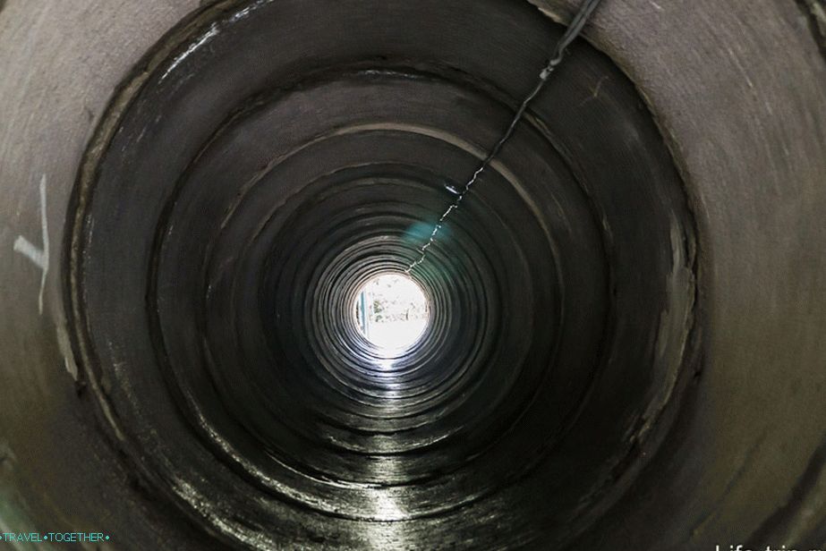 1,5 metara visok tunel