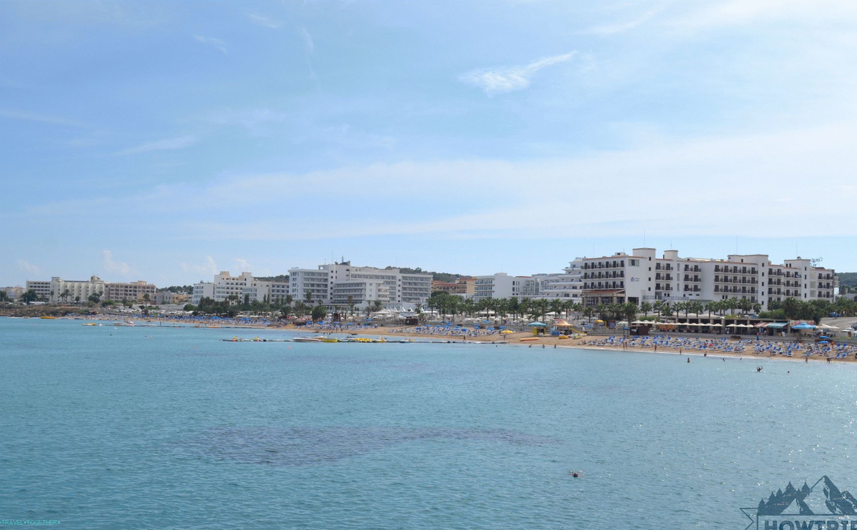 Pogled na plažu Protaras