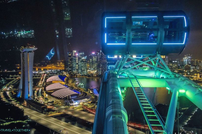 Ferris wheel u Singapuru - 30 minuta iznad grada
