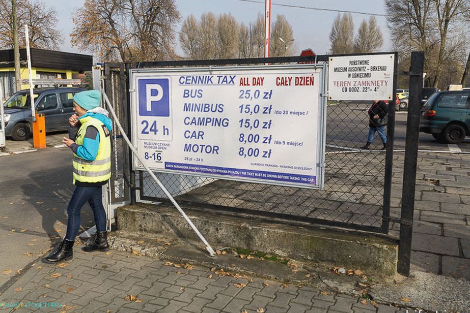Cijena parkiranja oko Auschwitza 1