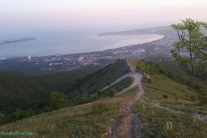 Regija Krasnodar, pogled na zaljev Gelendzhik od žičare