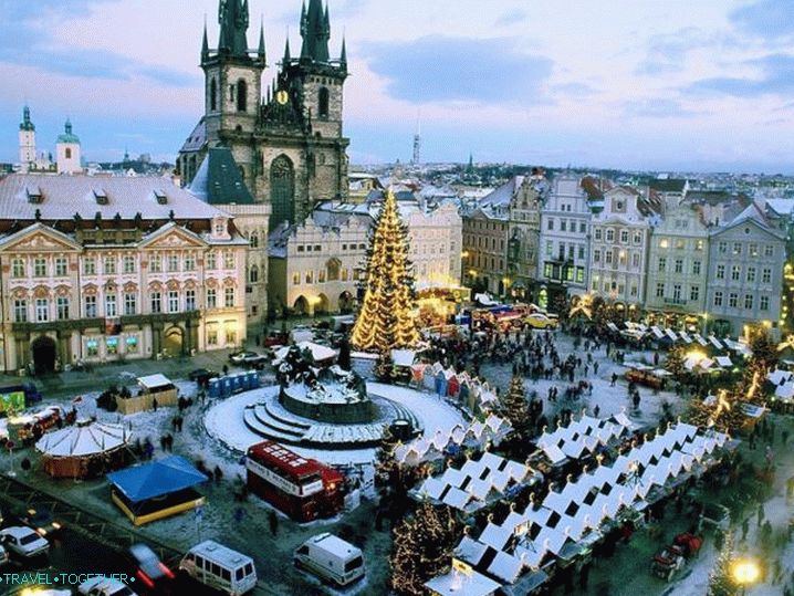 Prag u zimi