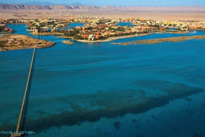 Egipat, El Gouna Resort nalazi se na kanalima u kojima se može kupati.