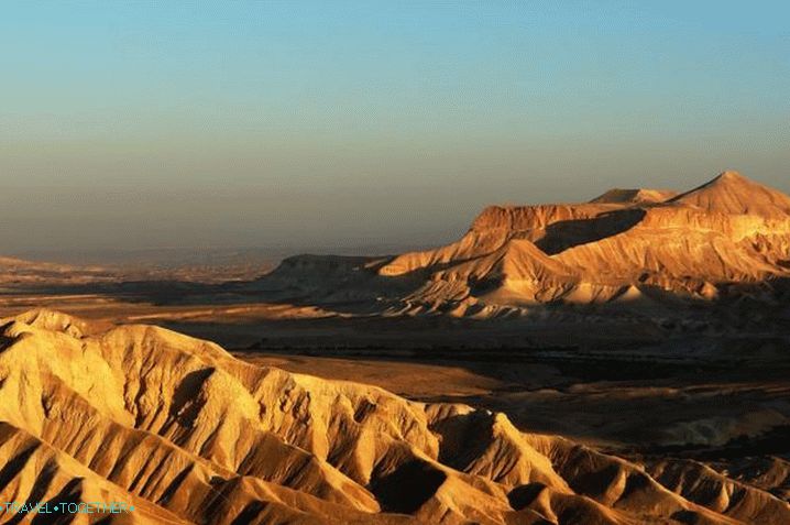 Izrael, vidi pustinju Negev