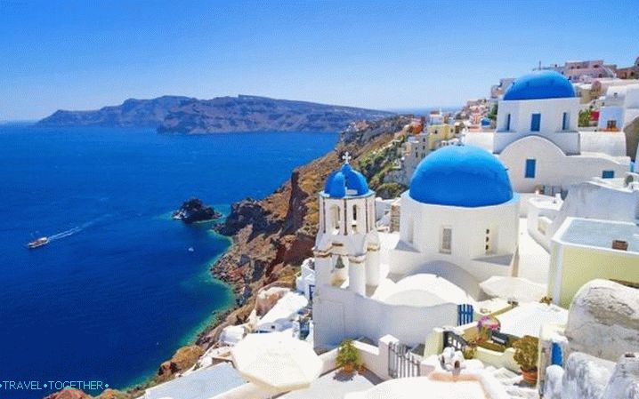 Grčka, otok Santorini