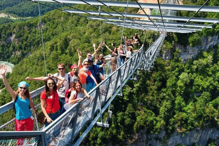 Sochi, ekstremni park Skypark