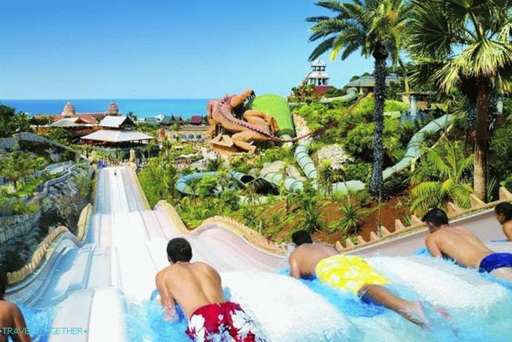 Vodeni park na Kanarskim otocima Siam Park