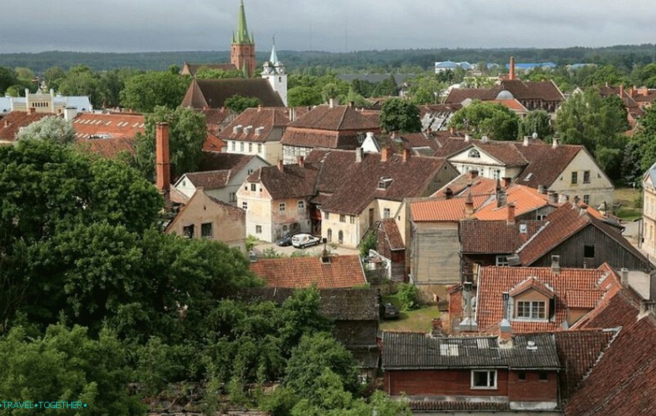 Panorama povijesnog središta Kuldige