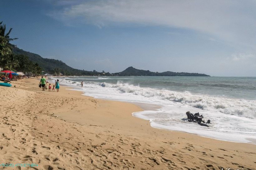 Plaža Lamai, jedna od najboljih na otoku