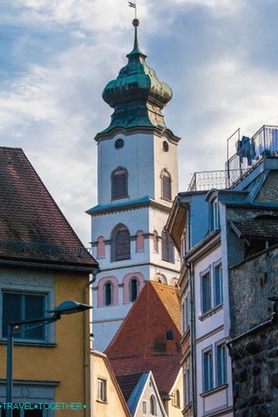 Pogled na zvonik crkve sv. Stjepana u starom gradu