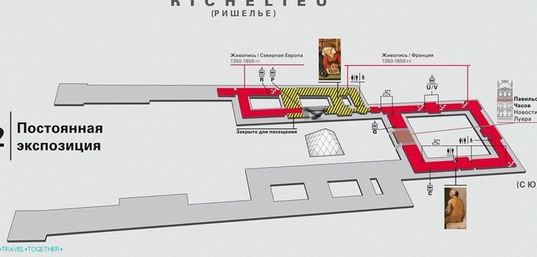 Plan Louvre 2. kat