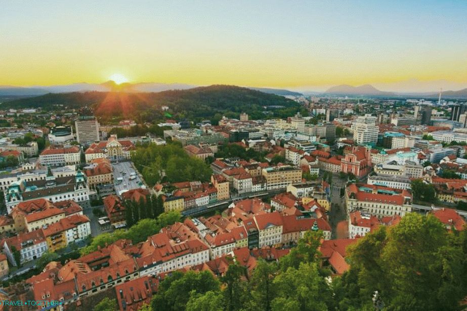 Panorama Ljubljane