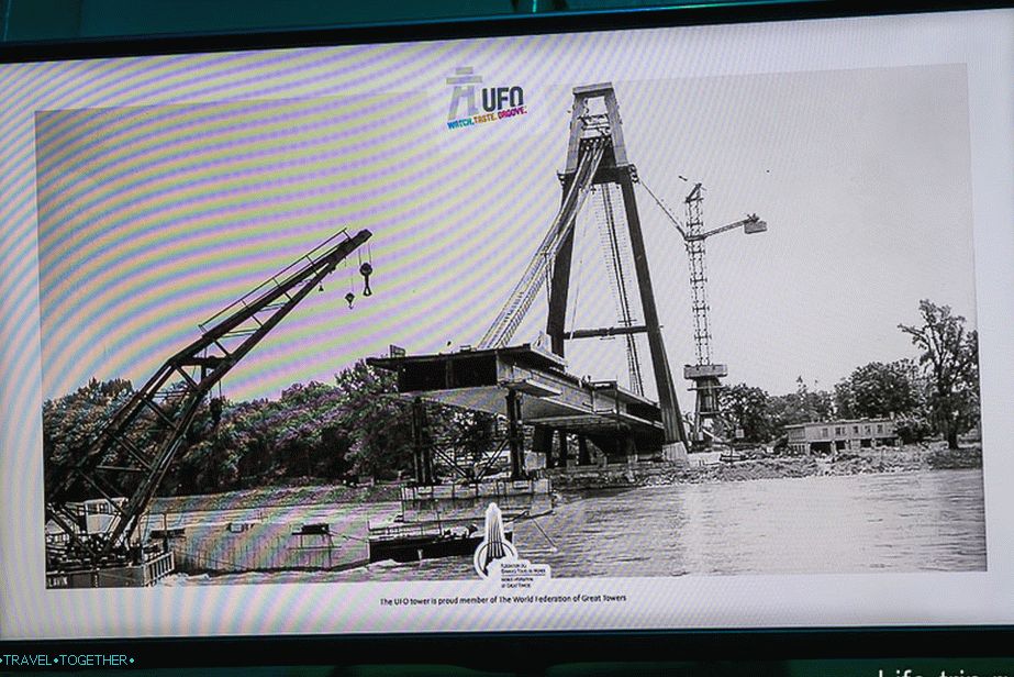 TV prikazuje snimke, kako su izgradili most