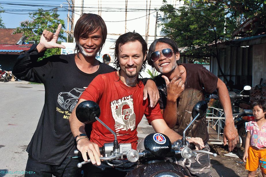 Ja sam na festivalu Songkran, Tajland