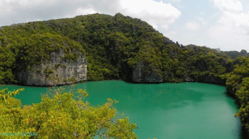 Morski park Ungtong - jezero na otoku Mae Ko