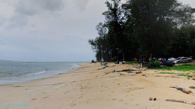 Sjeverni dio plaže Nai Yang u Phuketu