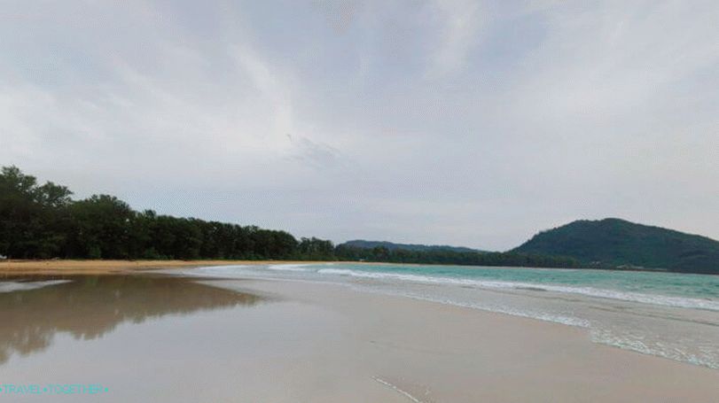 Sjeverni dio plaže Nai Yang u Phuketu