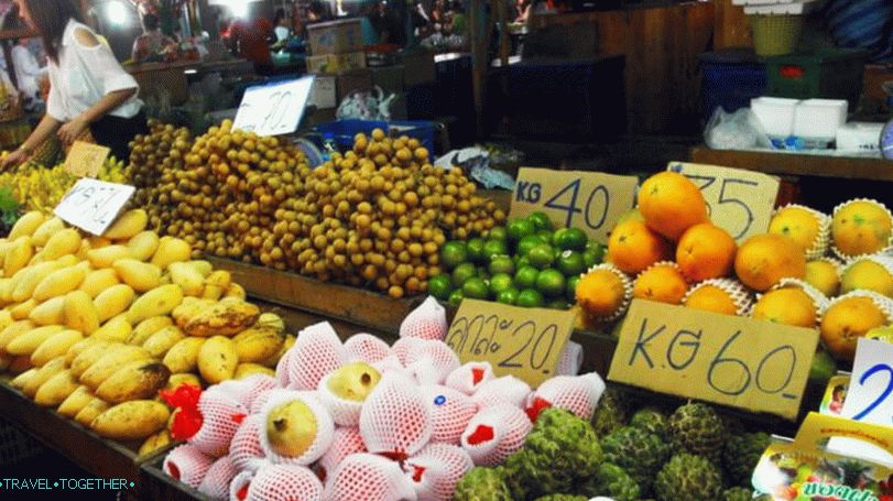 Theprasit tržište noćna tržnica u Pattayi