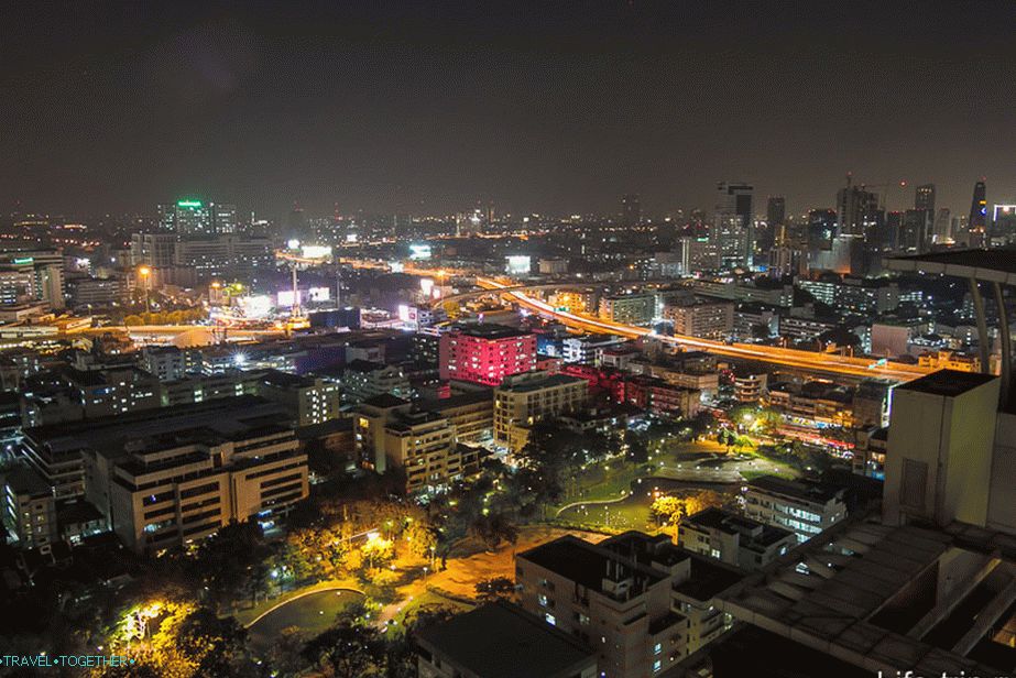 Pogled s 29. kata na park i Bangkok