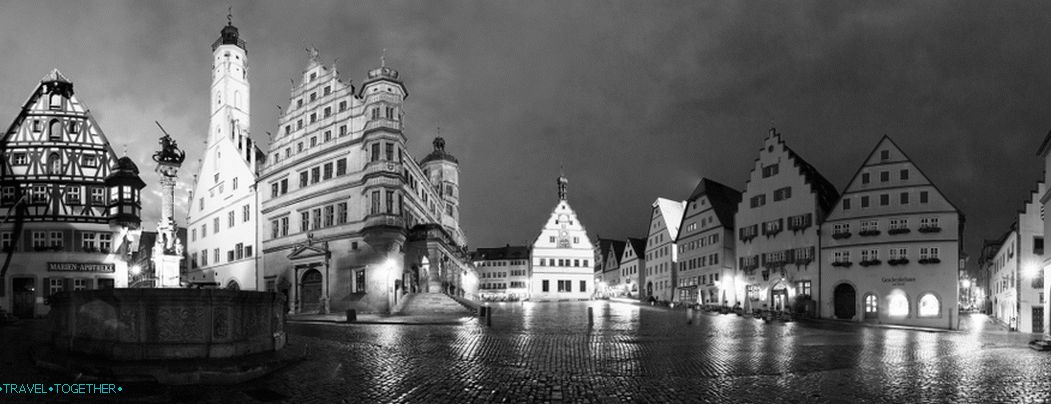 Rothenburg ob der Tauber - Marktplatz