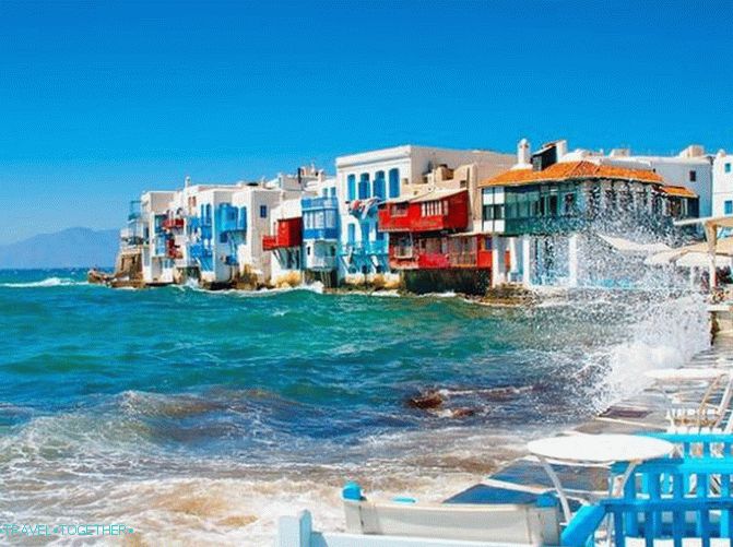 Otok Mykonos. Prestižna i moderna