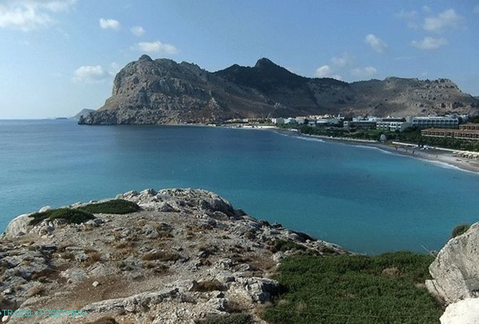 pješčana plaža na Rodosu