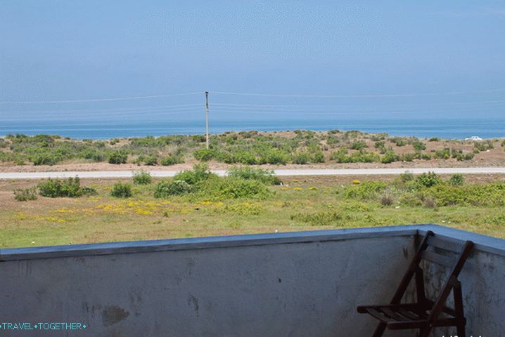 Pogled s balkona Crnog mora.