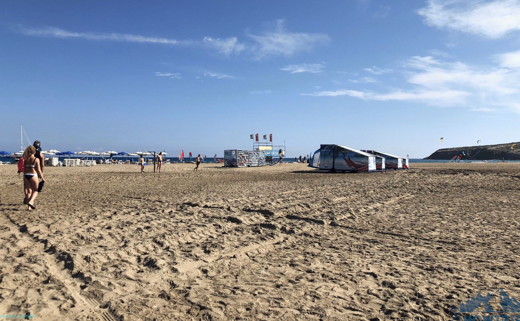 Plaža Prasonisi Rhodes