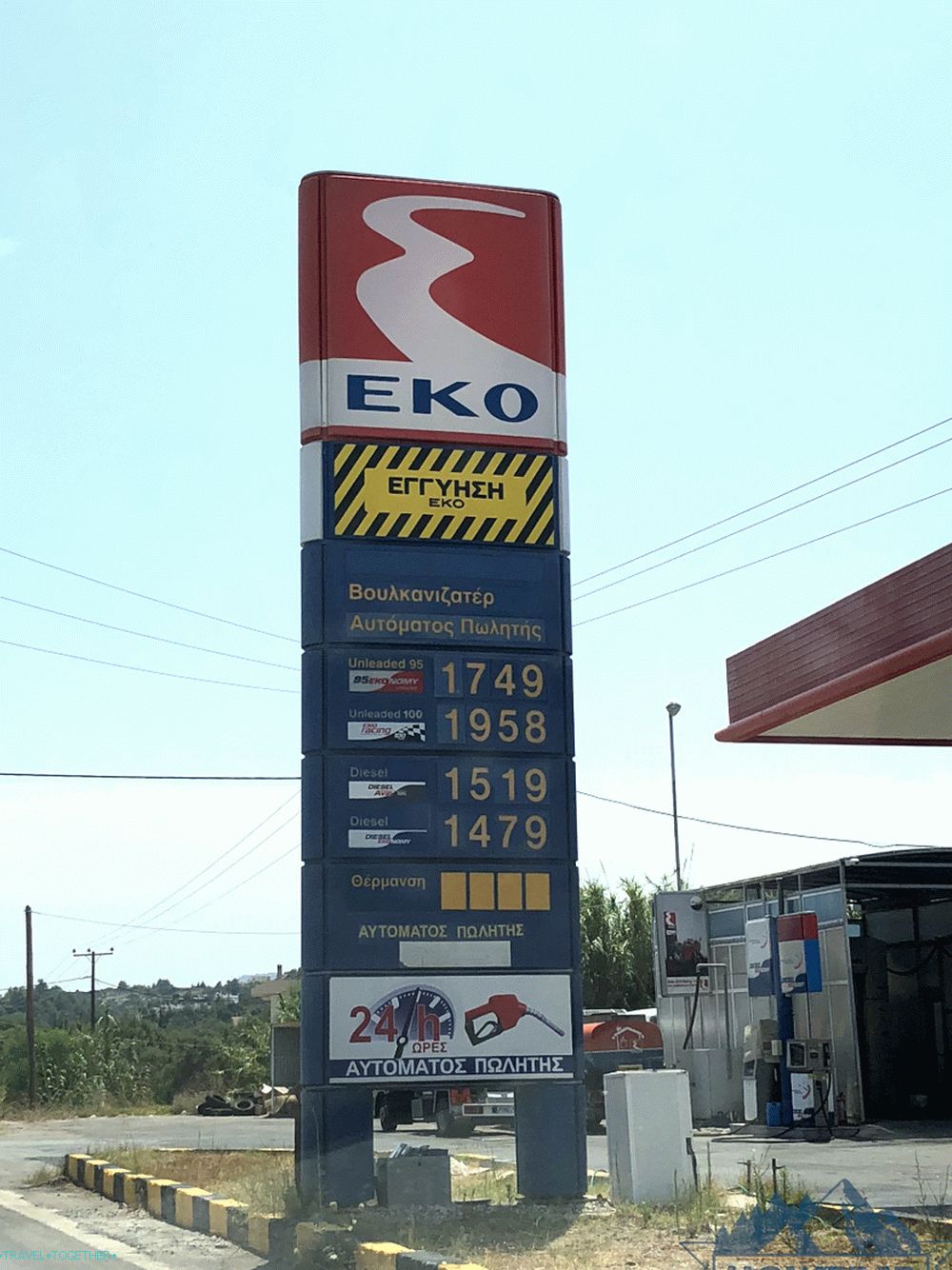 Cijena benzina na Rodosu