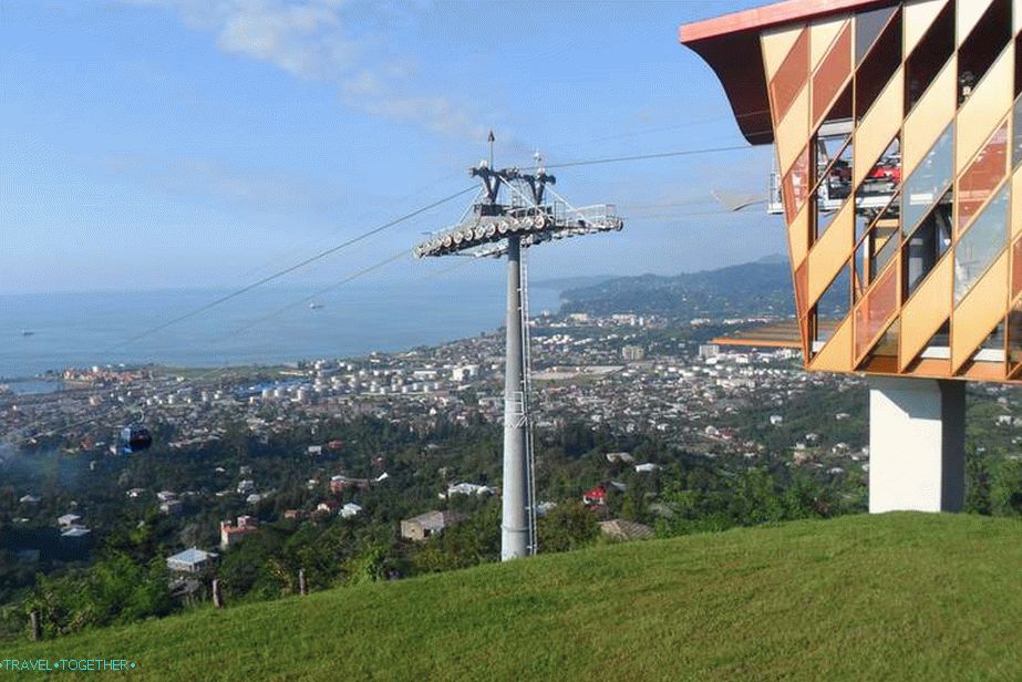 S vrha žičare u Batumiju otvara se prekrasan pogled