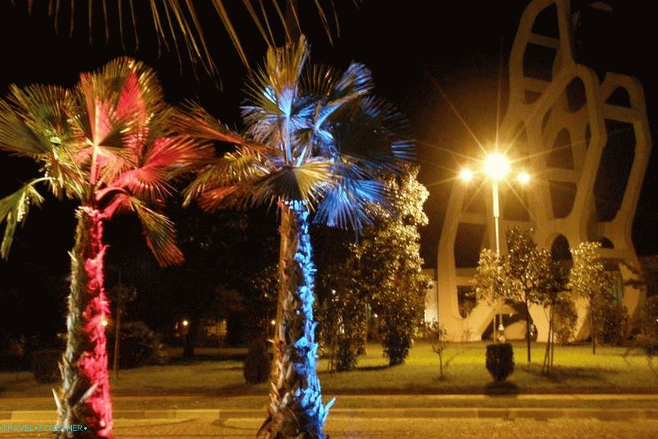 Noću ćete vidjeti potpuno drugačiji Batumi, svijetao i bučan