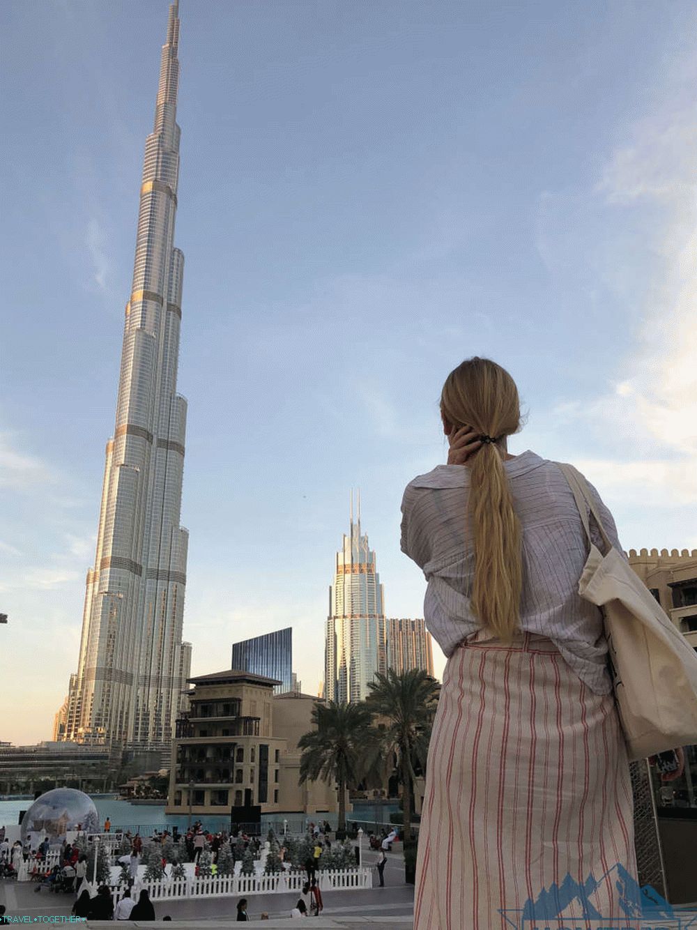 Pogled na Burj Khalifu