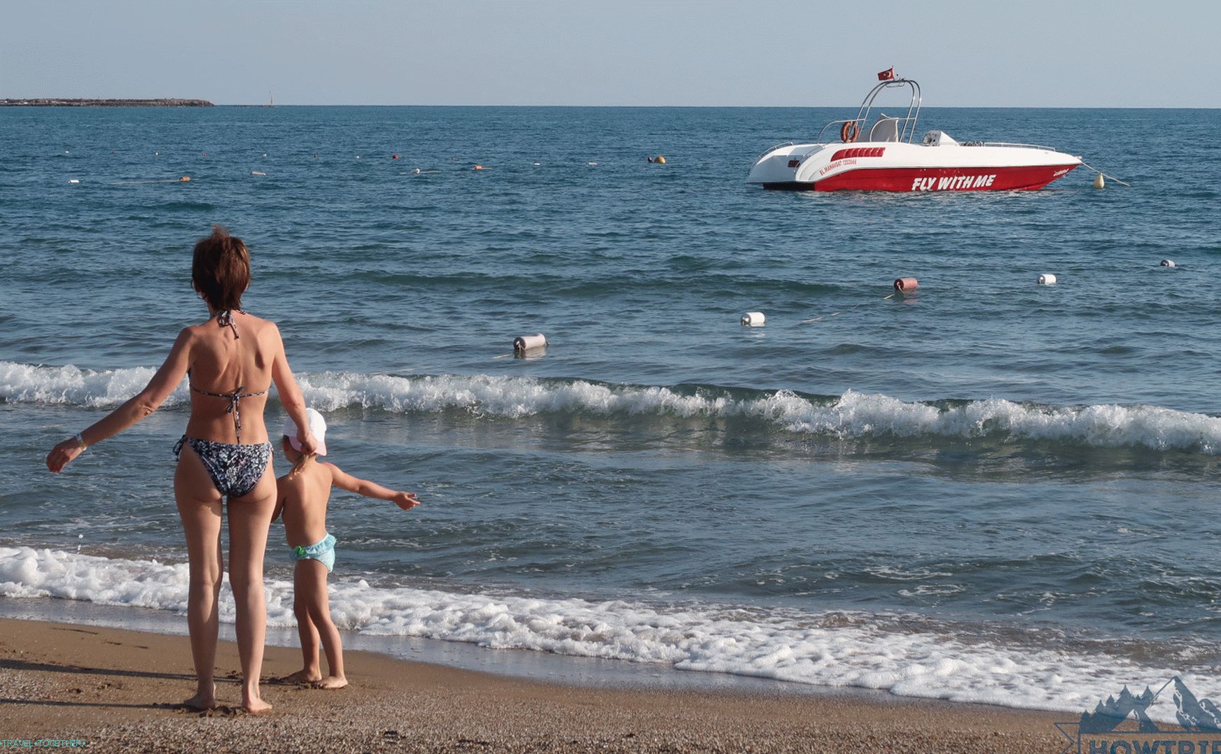 Odmor na plaži s djetetom u Turskoj