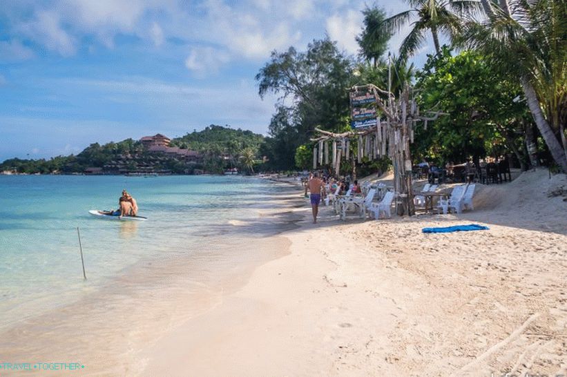 Plaža Haad Yao u lijepom vremenu, tik do hotela