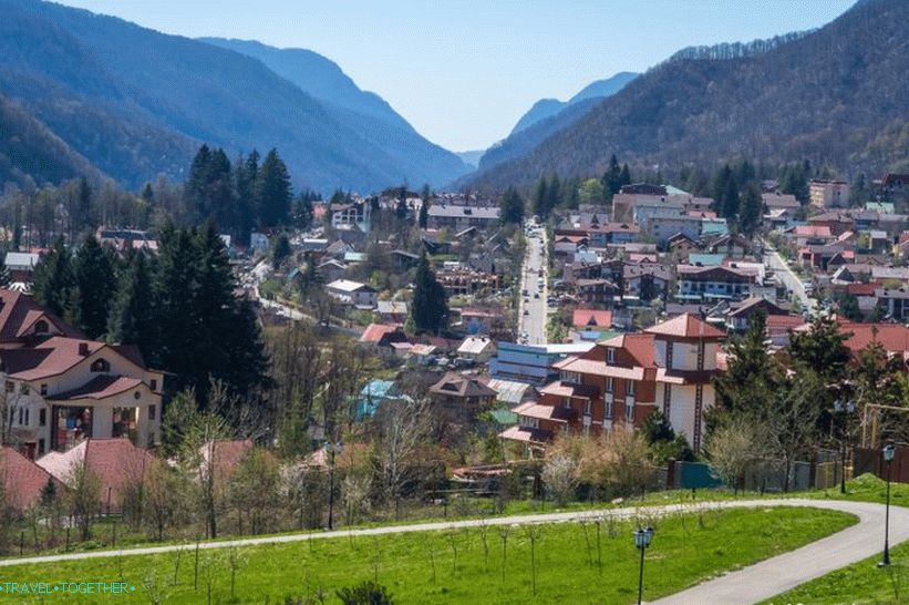 Pogled prema Krasnoj poljani