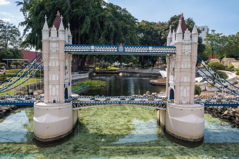 Mini Siam Park u Pattayi - mini svjetske znamenitosti