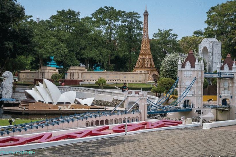 Mini Siam Park u Pattayi - mini svjetske znamenitosti
