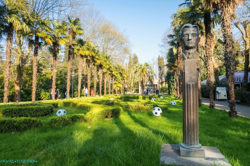 Park Riviera u Sočiju - fotografije, vožnje, karta