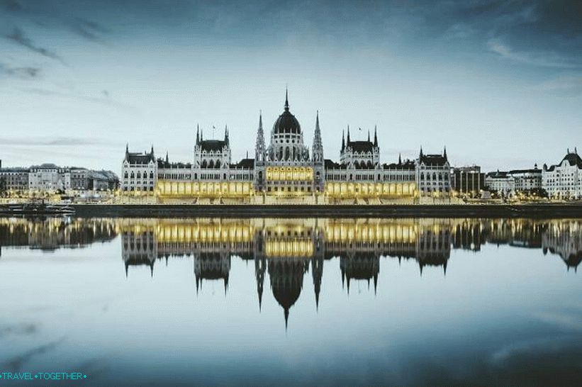 Parlament - fotografija s obale Dunava