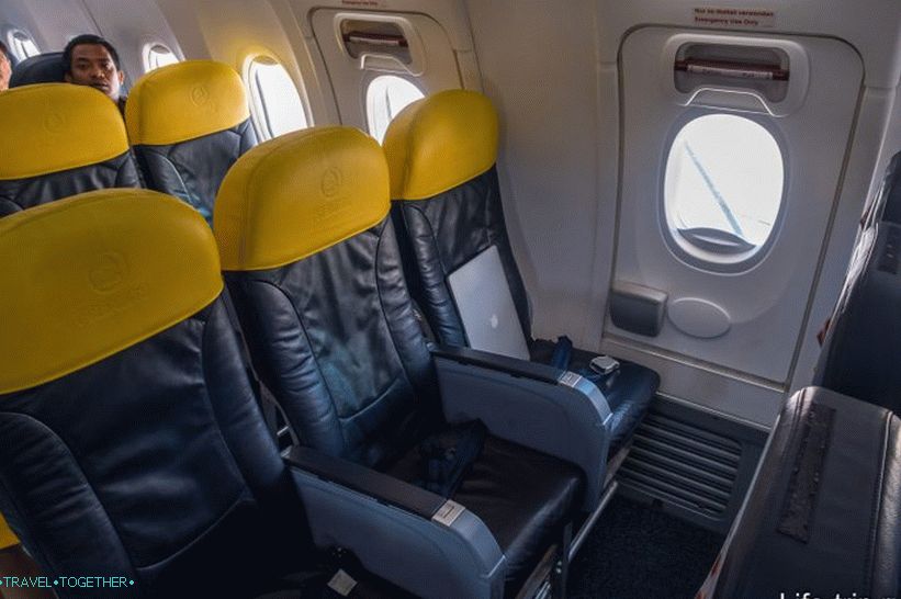 Moje premijsko mjesto na avionu Nok Air