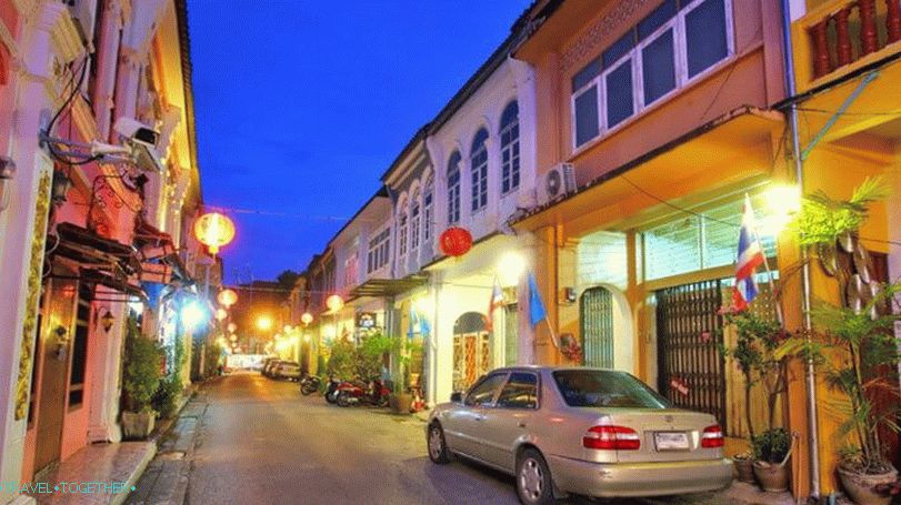 Ulica Soi Romanee u gradu Phuket