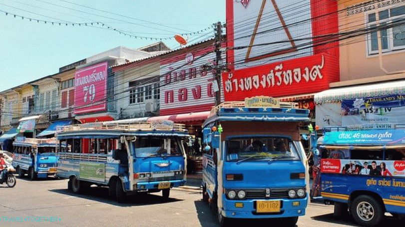 Autobusni kolodvor u gradu Phuket
