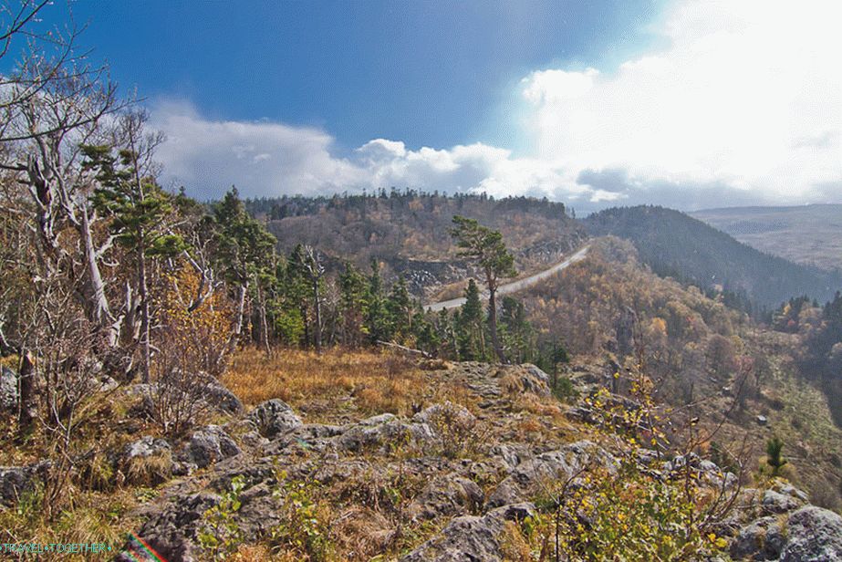 Izvanredni pogledi na Lagonaki između tuče